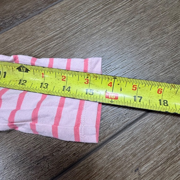 Tea Collection Girls Pink Striped Lightweight Long Sleeve Dress Size 8, Ruffle - Picture 6 of 8